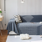 Textured Chenille Sofa Cover Throw, Soft Washable Couch Blanket Protector for Pets