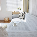 Textured Chenille Sofa Cover Throw, Soft Washable Couch Blanket Protector for Pets