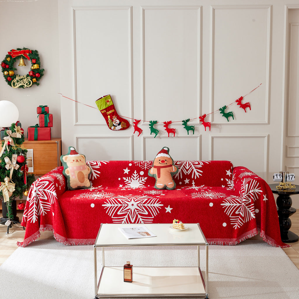 Cozy Chenille Couch Cover Blanket, Non Slip Sofa Cover, Furniture Covers for Pets
