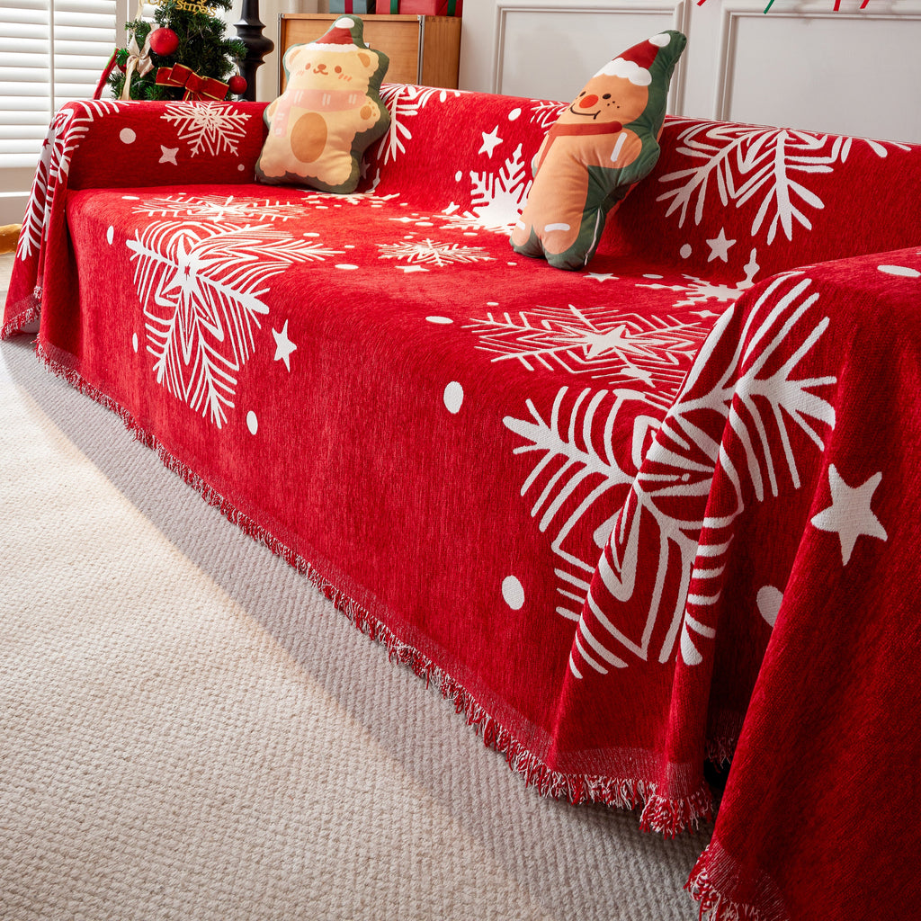 Cozy Chenille Couch Cover Blanket, Non Slip Sofa Cover, Furniture Covers for Pets