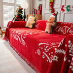 Cozy Chenille Couch Cover Blanket, Non Slip Sofa Cover, Furniture Covers for Pets