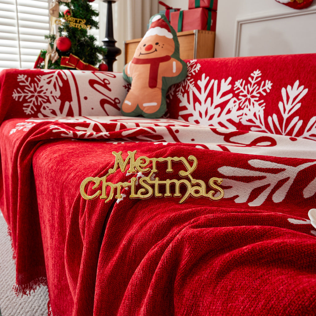 Cozy Chenille Couch Cover Blanket, Non Slip Sofa Cover, Furniture Covers for Pets