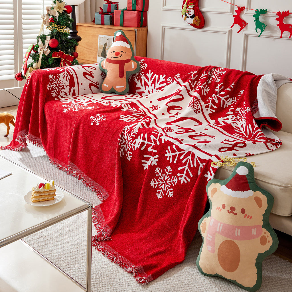 Cozy Chenille Couch Cover Blanket, Non Slip Sofa Cover, Furniture Covers for Pets