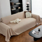 Waterproof Waffle Lattice Sofa Throw, Sofa Towel Cover for Couches, Simple Sofa Cover Blanket
