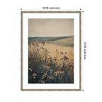 Landscape Wild Flower by Melloi Art Prints Framed Wall Art Print
