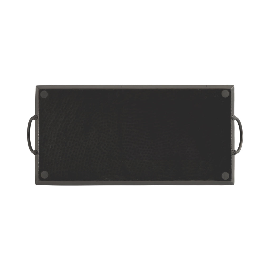 Sanzo Hammered Rectangle Metal Tray