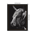 Scottish Highland Vertical by Crystal Lynn Collins Framed Wall Art Print