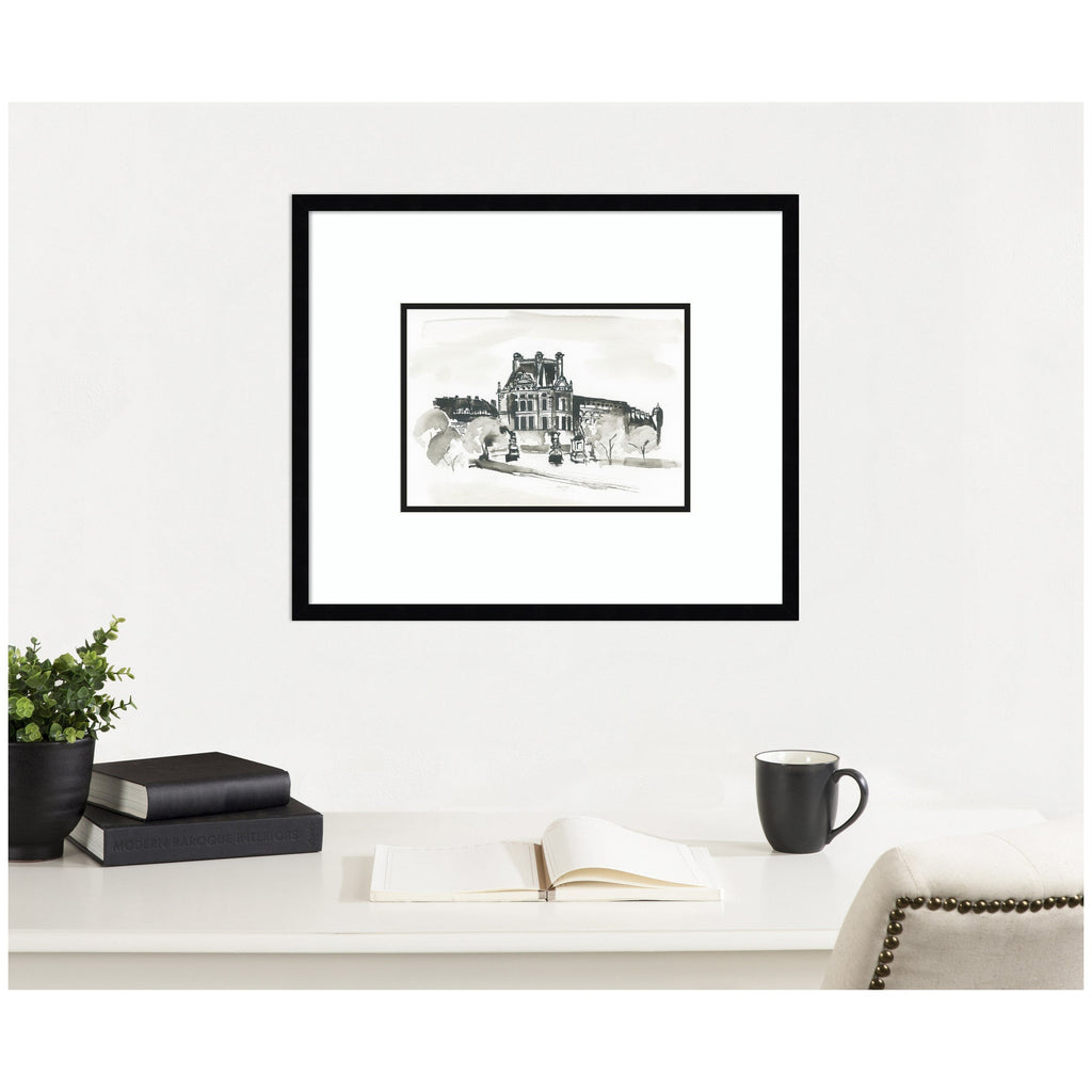 Postcard Paris by Teju Reval Framed Wall Art Print