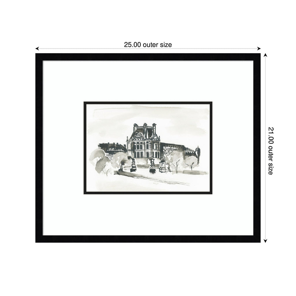 Postcard Paris by Teju Reval Framed Wall Art Print