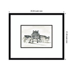 Postcard Paris by Teju Reval Framed Wall Art Print