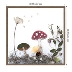 Mushroom No. 2 by Madeline Jeppesen Framed Canvas Wall Art Print