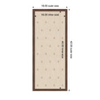 Pinboard Beige Botanical Block Print