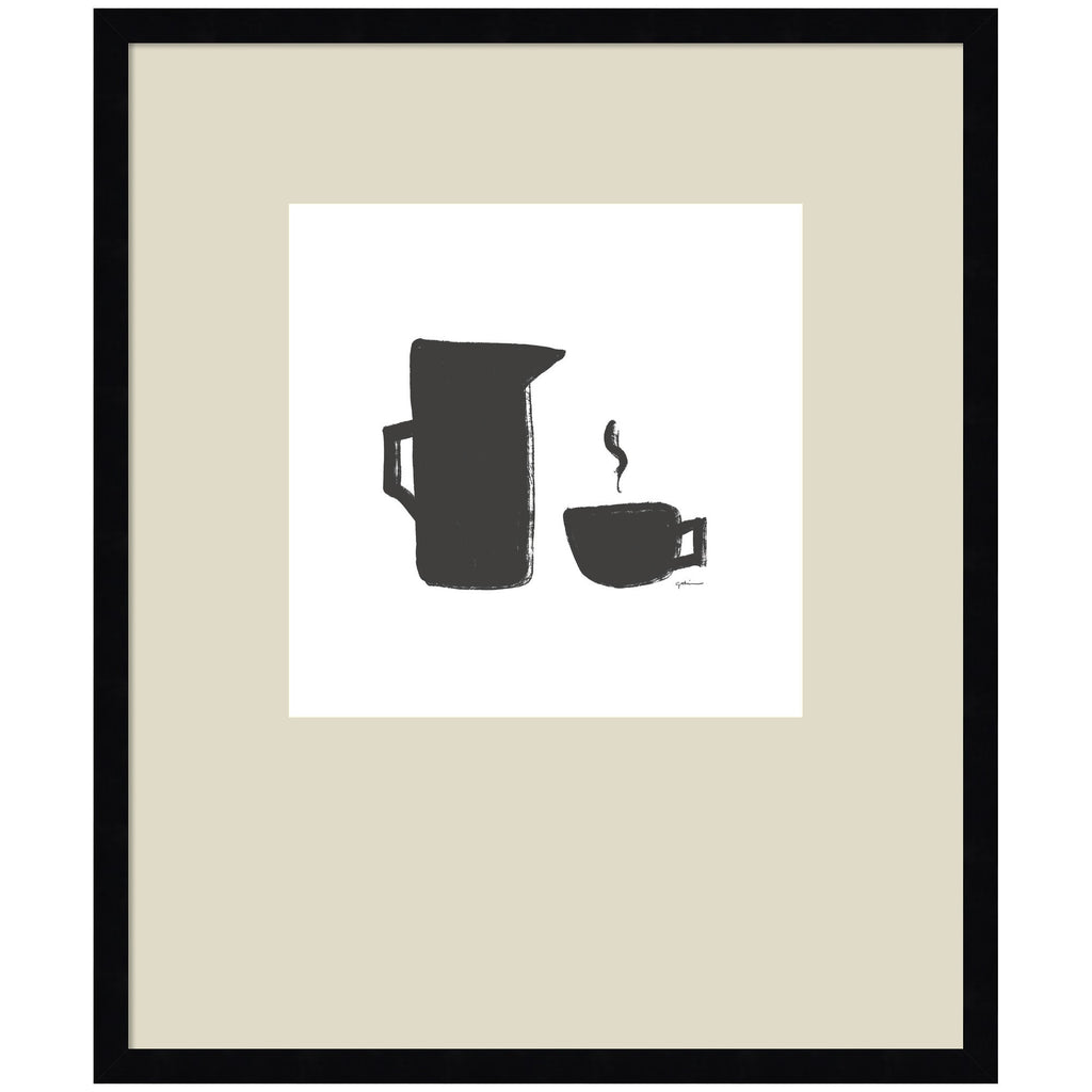 Coffee by Gabrielly Guedes Framed Wall Art Print