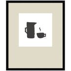 Coffee by Gabrielly Guedes Framed Wall Art Print