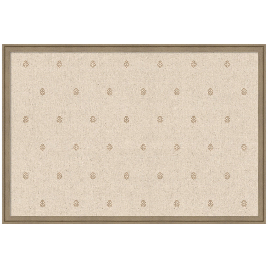 Pinboard Beige Botanical Block Print