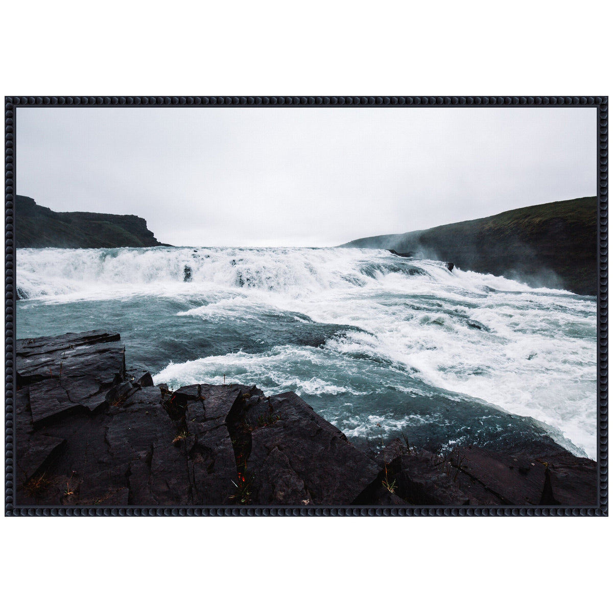 Sylvie Slated Waters Framed Canvas by Alicia Abla