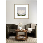 White Tulip by Gabrielly Guedes Framed Wall Art Print
