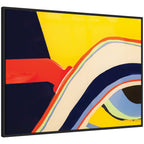 Sylvie Retro Bright Abstract True Color 1 Framed Canvas by Grant Mahr