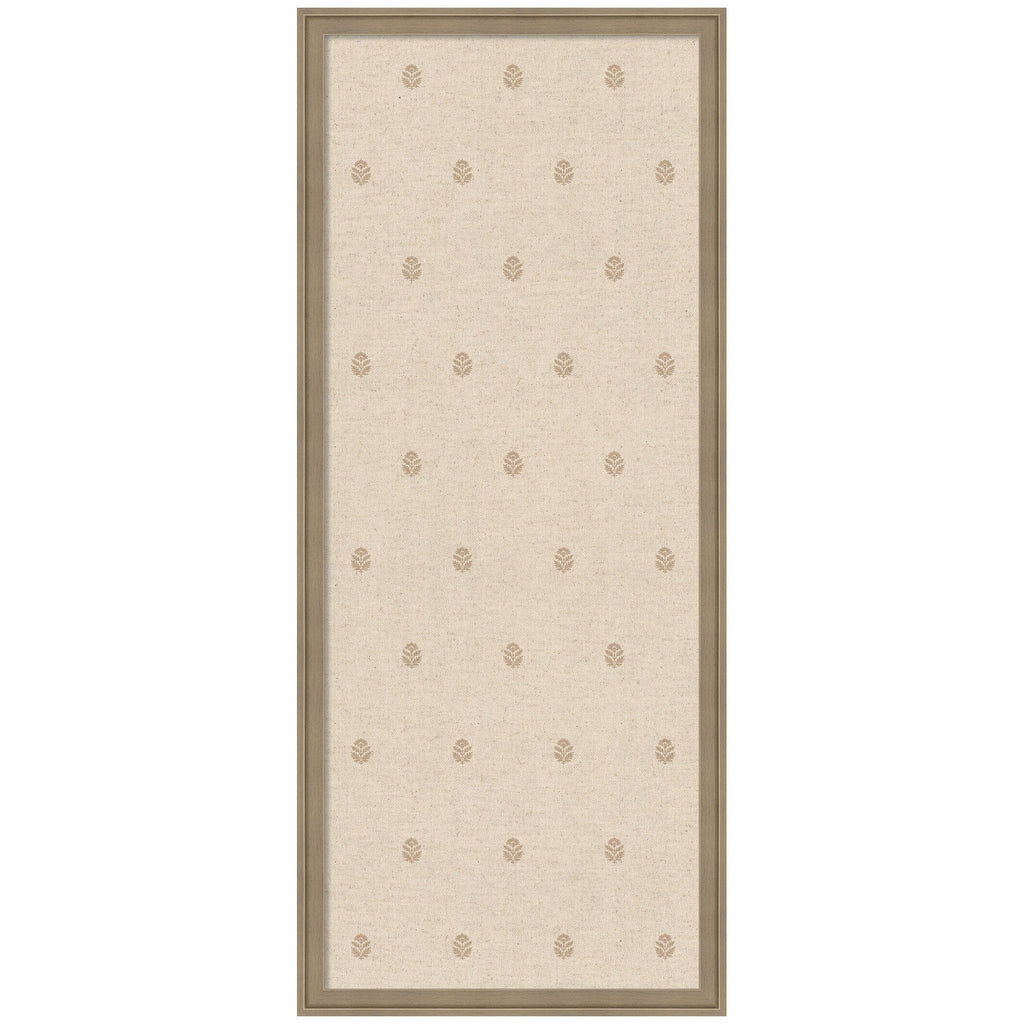 Pinboard Beige Botanical Block Print