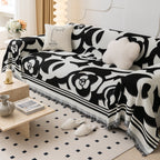 Chenille Sofa Cover Blanket, Couch Cover Blanket Throws for Couches Living Room Furniture Throw Covers