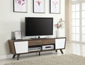 MidCentury Modern Dark Walnut TV Console
