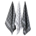 J&M Gray Waffle Weave Dishtowel & Dishcloth (Set of 8)