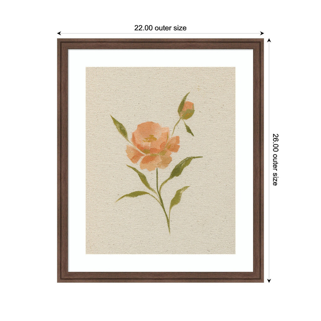 AQ Simple Bloom No 7 by Annie Quigley Framed Wall Art Print