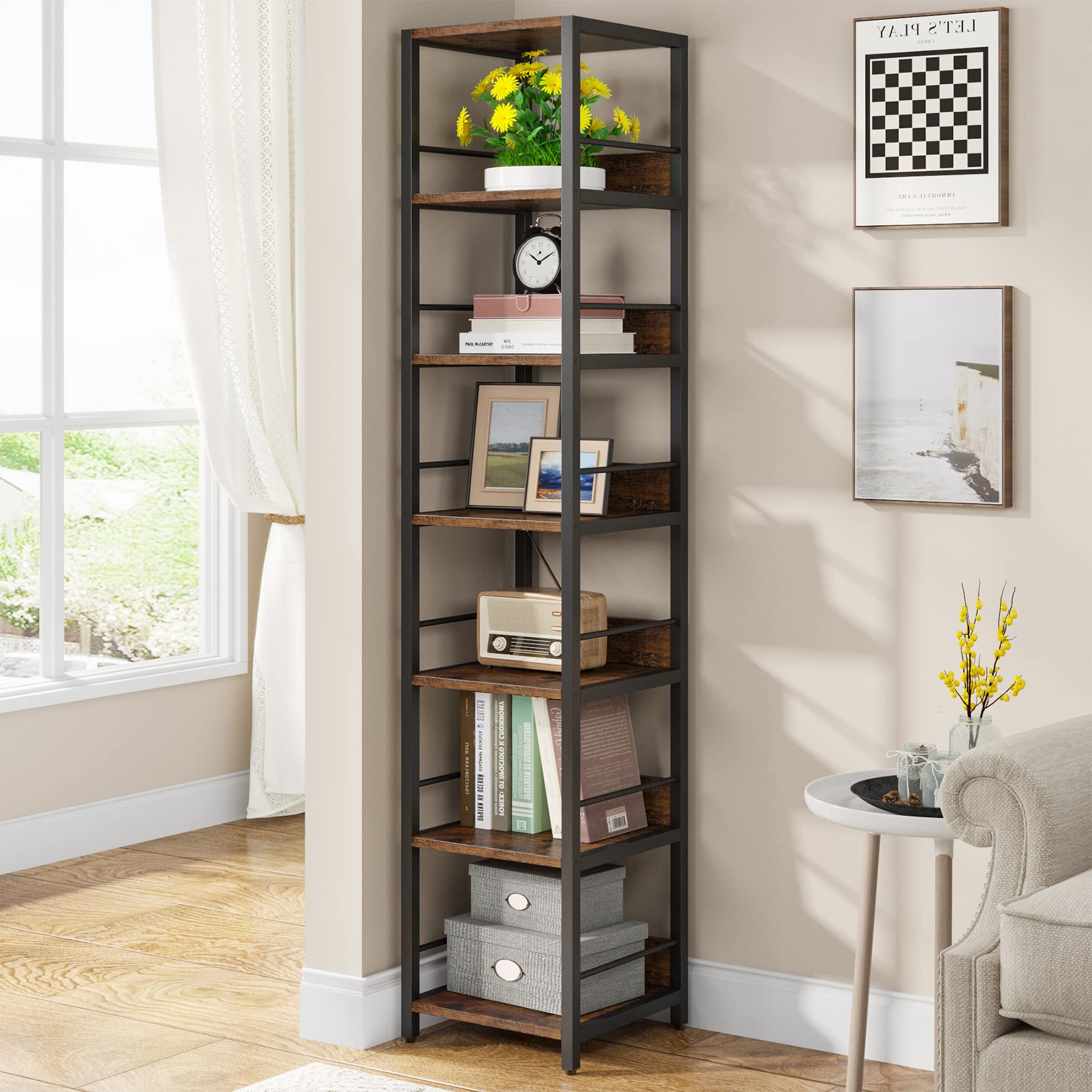 Tribesigns 6-Tier Corner Shelf, 75
