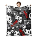 Soccer Blanket For Boys Girls, Soccer Gifts For Men Women, Soft Soccer Mom Gift Soccer Blanket For Room Decor Bedding 50X60In