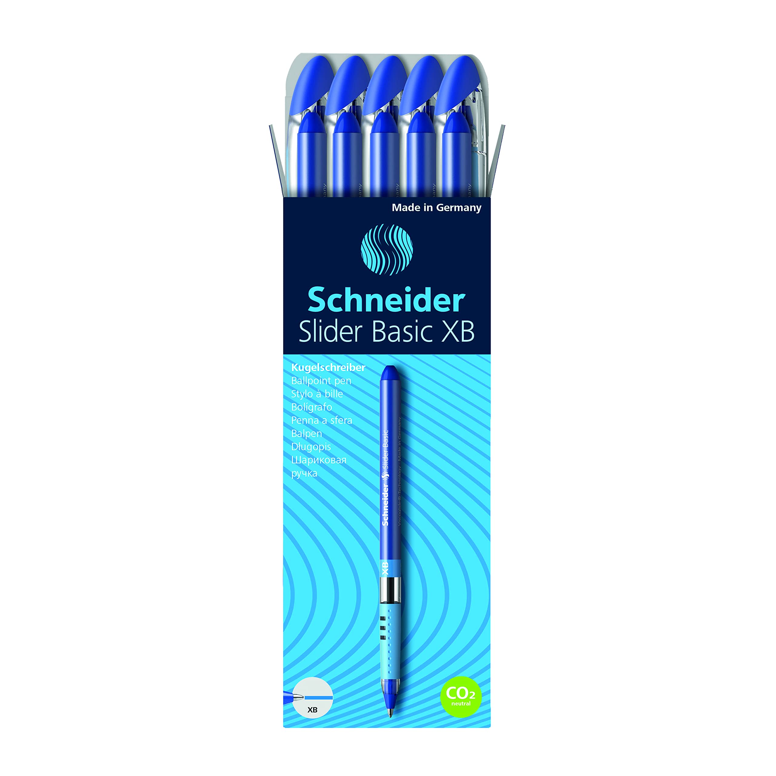 Schneider Slider Basic Xb Ballpoint Pen, 10/Pack