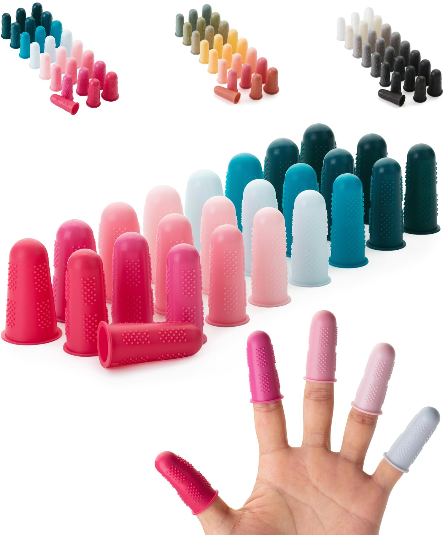 Mr. Pen- Hot Glue Gun Finger Protectors, 24 Pcs, Silicone Finger Protectors, Rubber Fingers Tips, Rubber Finger Covers, Rubber F