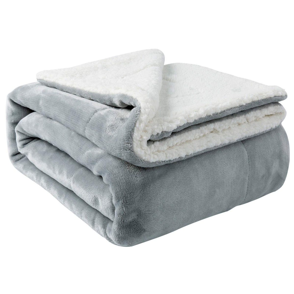 Nanpiper Sherpa Blanket Twin Thick Warm Blanket For Winter Bed Super Soft Fuzzy Flannel Fleece/Wool Like Reversible Velvet Plush