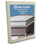 Nevlers 82''x70'' California King Anti Slip Mattress Gripper | PVC Non Slip Mattress Pad King | Mattress Slide Stopper King for 