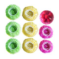 Elastic Food Storage Covers Plastic Wrap Bowl Covers Alternative to Foil for Outdoor Picnic 3 Size Bowl Covers for Bread Proofin