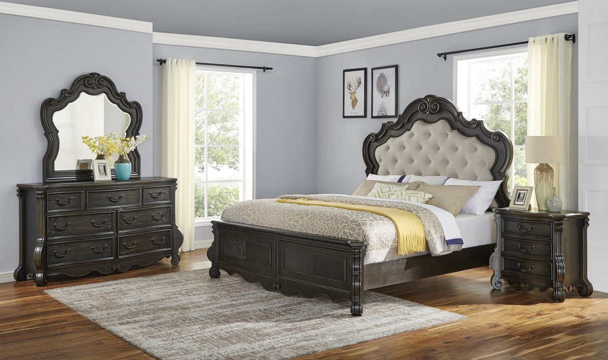 Steve Silver Rhapsody King 4-PC Bedroom Set RH900K4PC