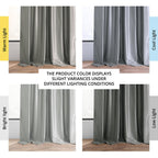 Hpd Half Price Drapes Room Darkening Curtains For Bedroom Vintage Textured Faux Dupioni Silk Curtains For Living Room (1 Panel),