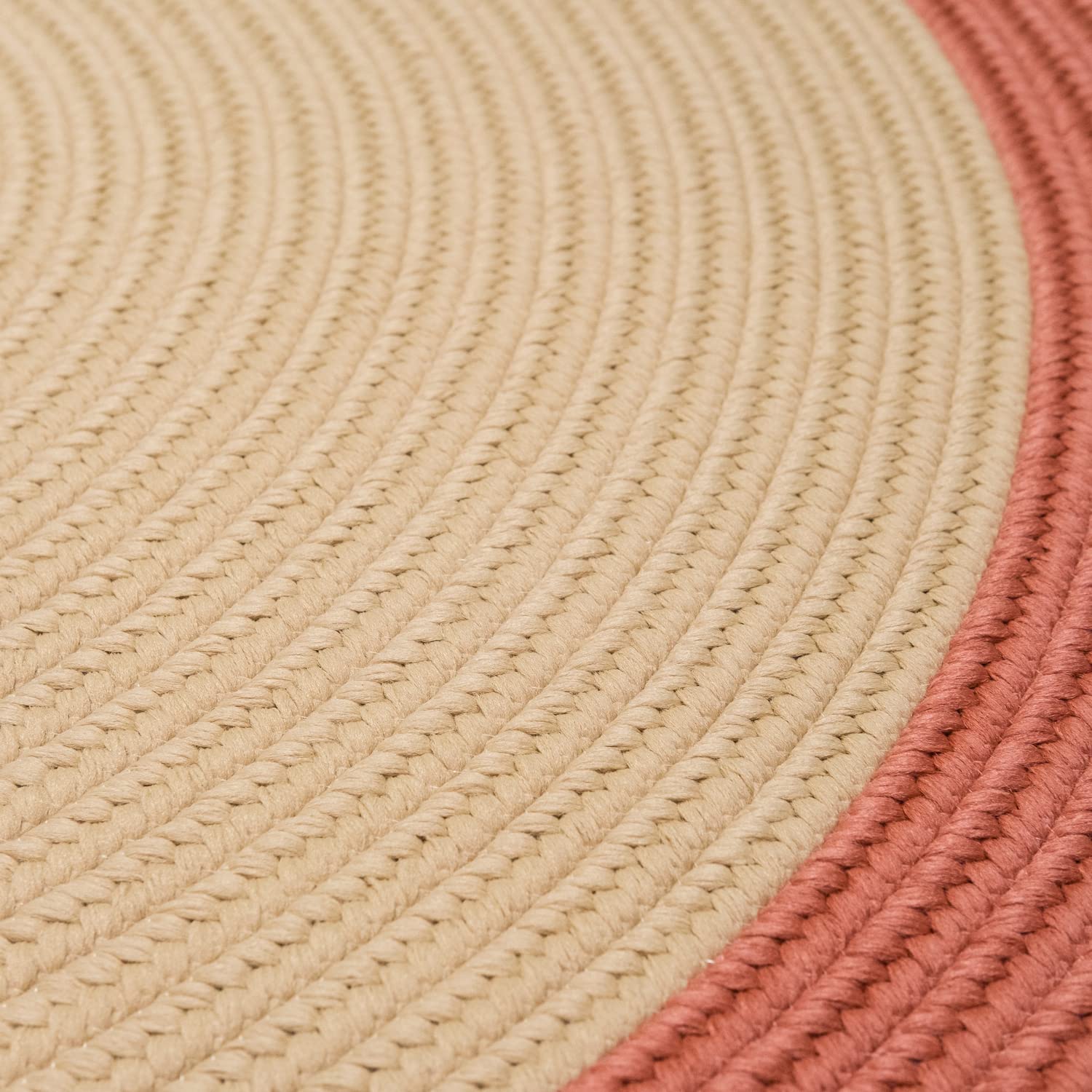 Colonial Mills Dolce Bordered Doormats - Burnt Sand 70” X 70”