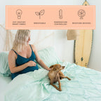Peachskinsheets Mint Julep Sheet Set - 1500Tc Level Of Softness - Extra Soft Cooling Sheets For Hot Sleepers And Night Sweats -