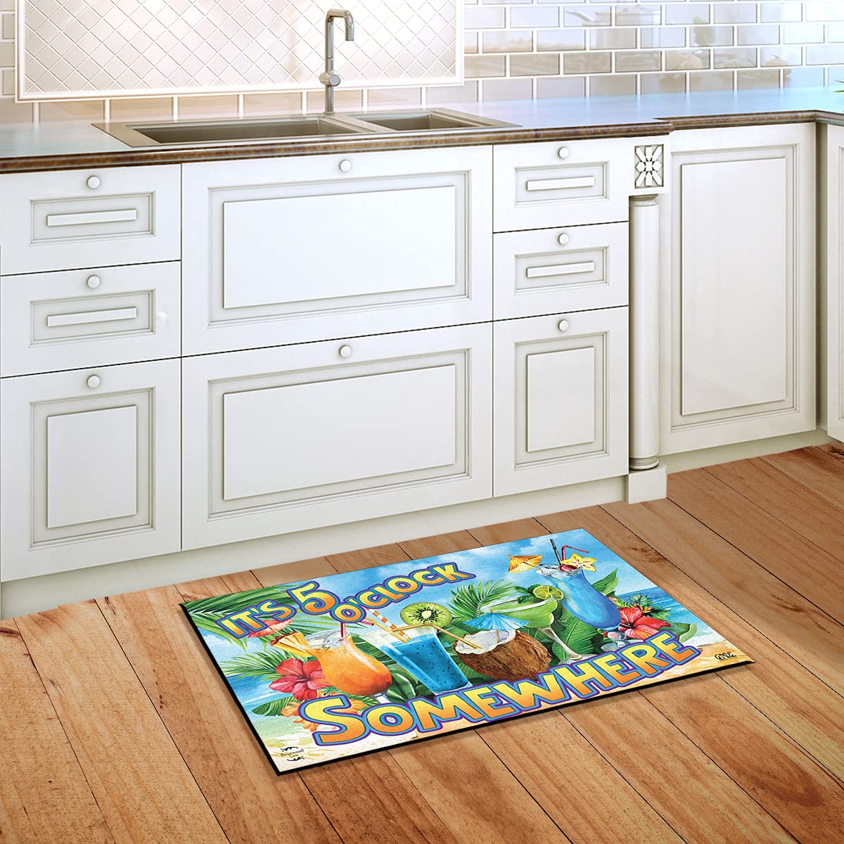 Briarwood Lane Waterfront Retreat Nautical Doormat Summer Welcome Indoor Outdoor 30' X 18'
