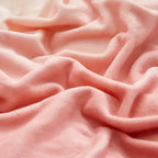 Karever Pink White Gradient Comforter Set Full Pink Velvet Bedding Comforter Modern Plain White And Pink Gradient Soft Quilt Far