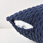 Fancy Homi 2 Packs Navy Blue Decorative Throw Pillow Covers 26X26 Inch For Couch Bed Sofa, Modern Farmhouse Boho Home Decor, Sof