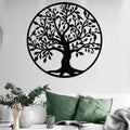 DEKADRON Metal Wall Art - Tree of Life - Family Tree Metal Wall Decor Home Office Decoration Bedroom Living Room D  cor (43 W x 