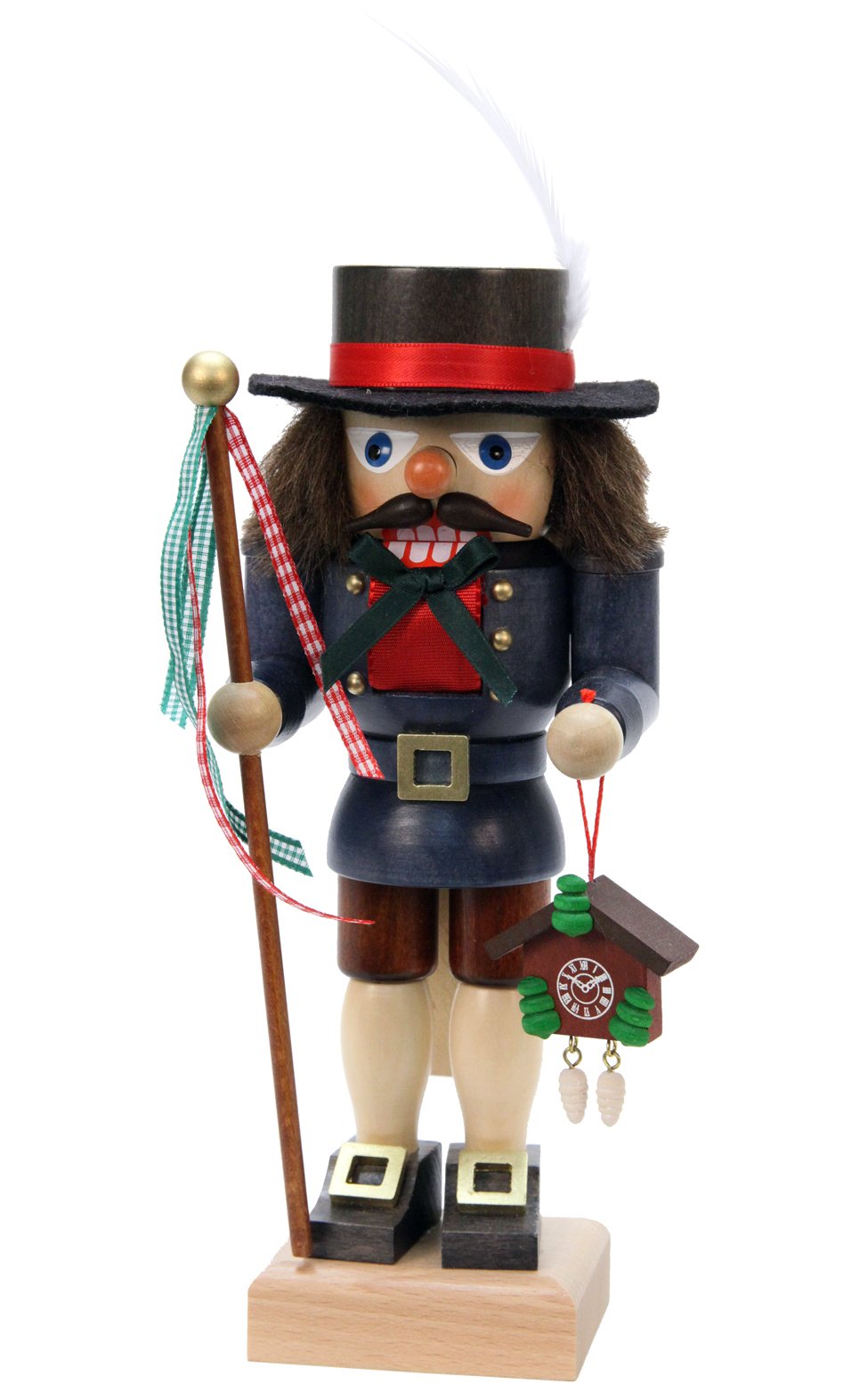 Alexander Taron Importer 32-650 Christian Ulbricht Nutcracker-Black Forest Man-9.5&quot; H X 4.5&quot; W X 4&quot; D, Brown