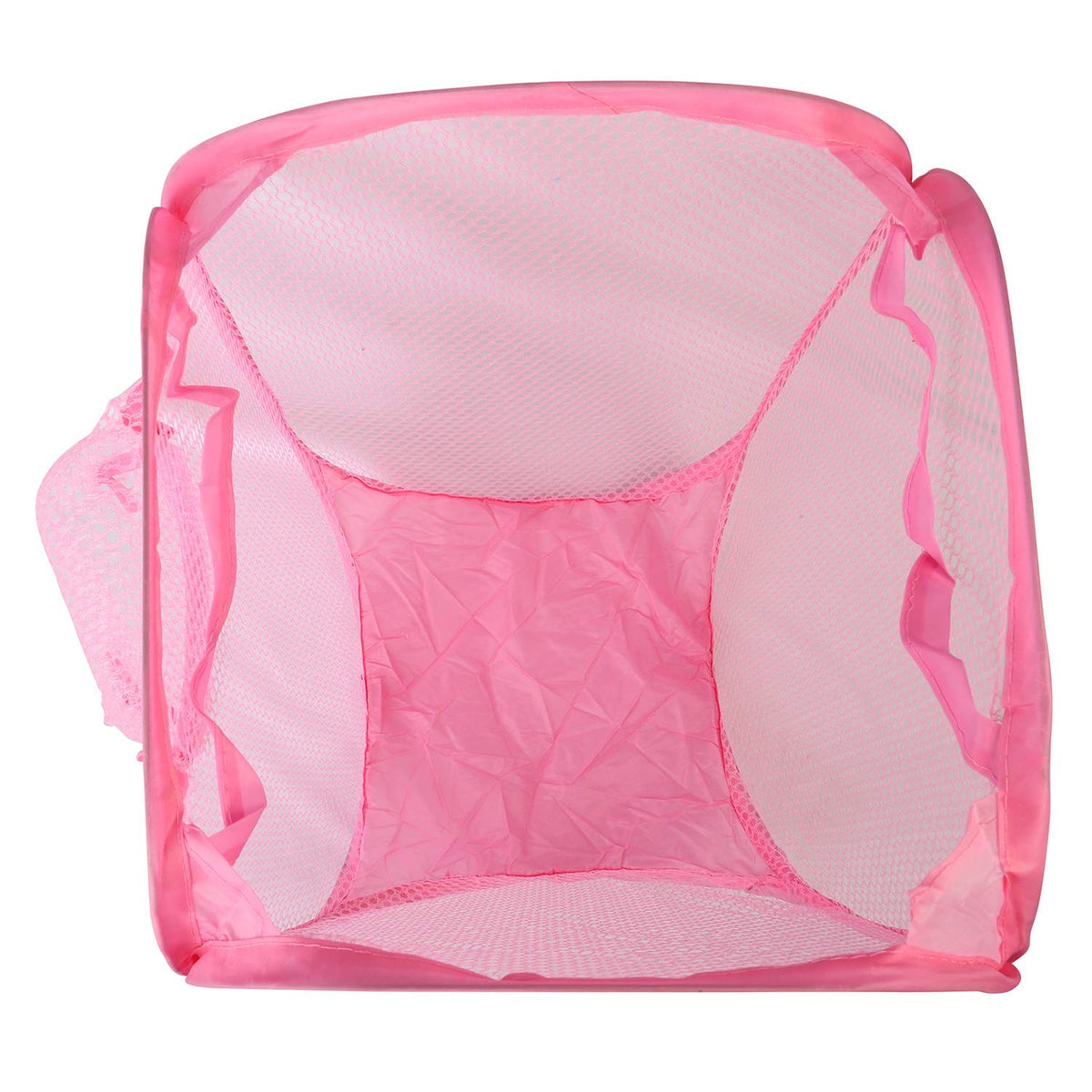 Nylon Mesh Laundry Basket, Assorted Colour