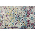 Rizzy Home Alora Decor Morocco 7'6" X 9'5" Broken Blue/Cream/Gold Power-Loomed Area Rug