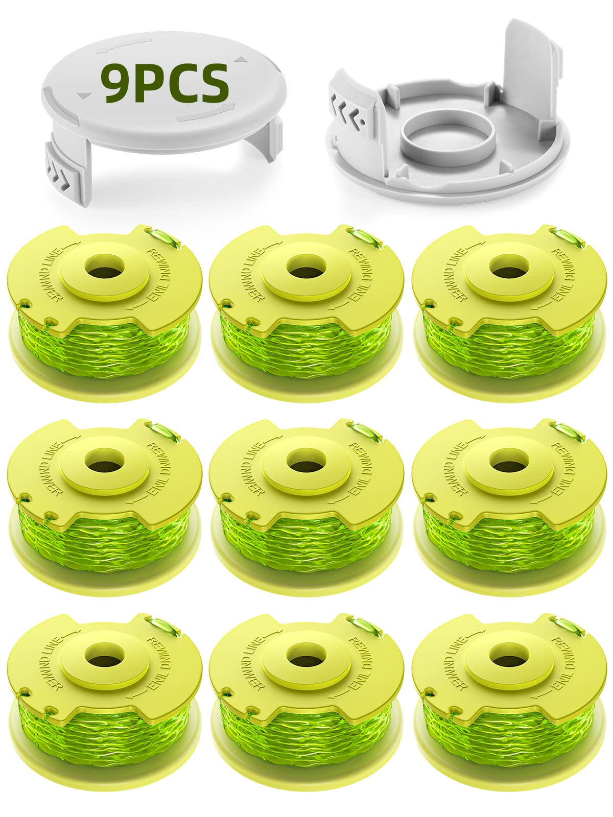 Ywtesch Trimmer String For Ryobi One Plus+ Ac80Rl3,11 Ft/0.080-Inch,Spool Replacement Compatible With Ryobi 18V, 24V, And 40V Co