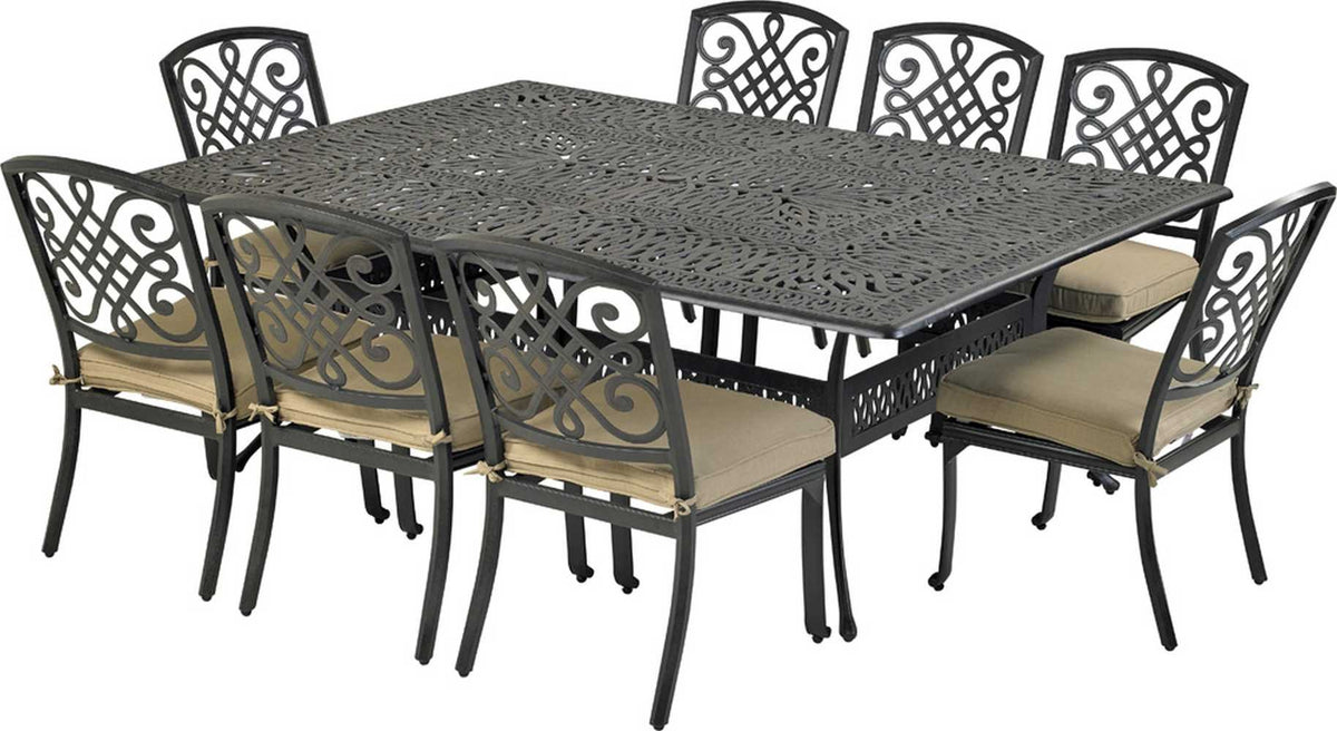 Patio Resort RCDTMN8460-BT4 Bridgetown 9-Piece Dining Set