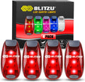 BLITZU Runners Lights for Night Safety Dog Walking Light Lights for Walking at Night Safety Lights Walking Night Red Strobe Ligh