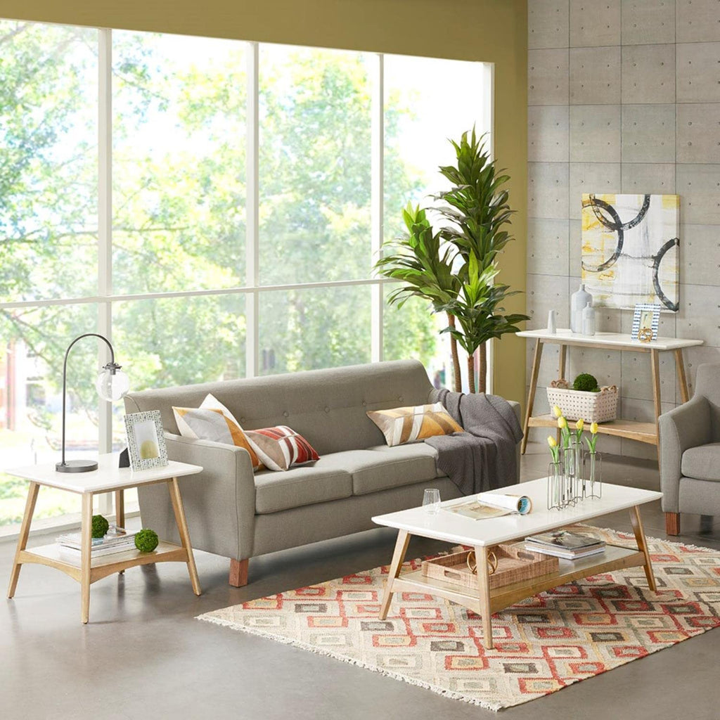 Madison Park Parker Coffee Table with White and Natural Finish MP120-1063