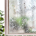Hoonng Window Privacy Film for Glass, Tulip Removable Static Film, 17.5x118.1 Inch